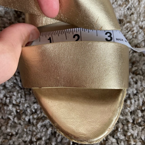 Michael Kors Gold Wedges 8.5 - Picture 7 of 9